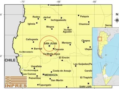 Nuevo sismo en San Juan se sintió con intensidad en&nbsp;Mendoza