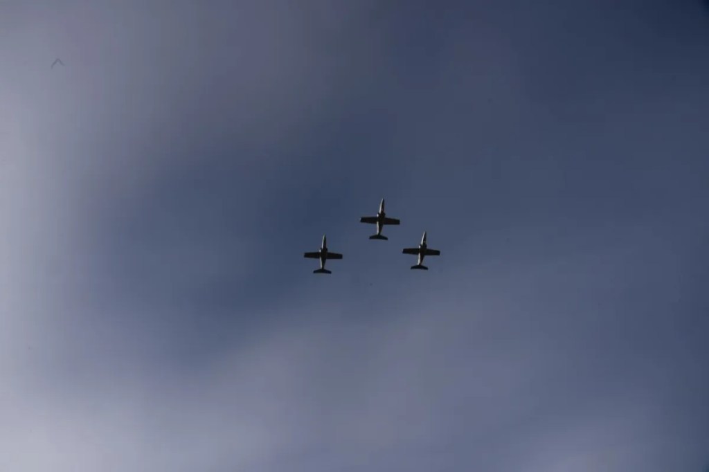 ¿Viste los aviones? Te contamos la razón por la que los aviones Pampa sobrevolaron la capital de&nbsp;Mendoza