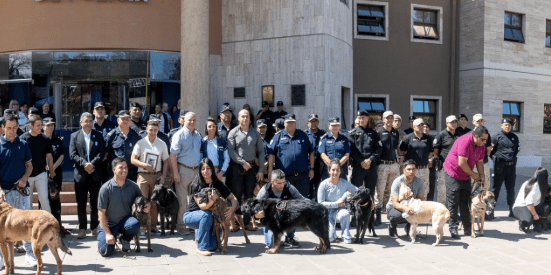 San Luis: 12 perros retirados de la Policía encontraron nuevas&nbsp;familias