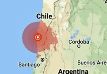 Fuerte sismo en Chile se percibió también en provincias&nbsp;argentinas