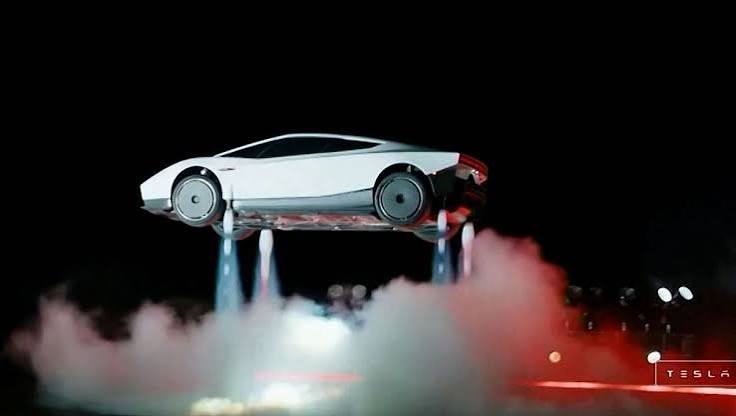 Tesla mostró su nuevo Roadster eléctrico que puede volar y lo va a fabricar desde 2028